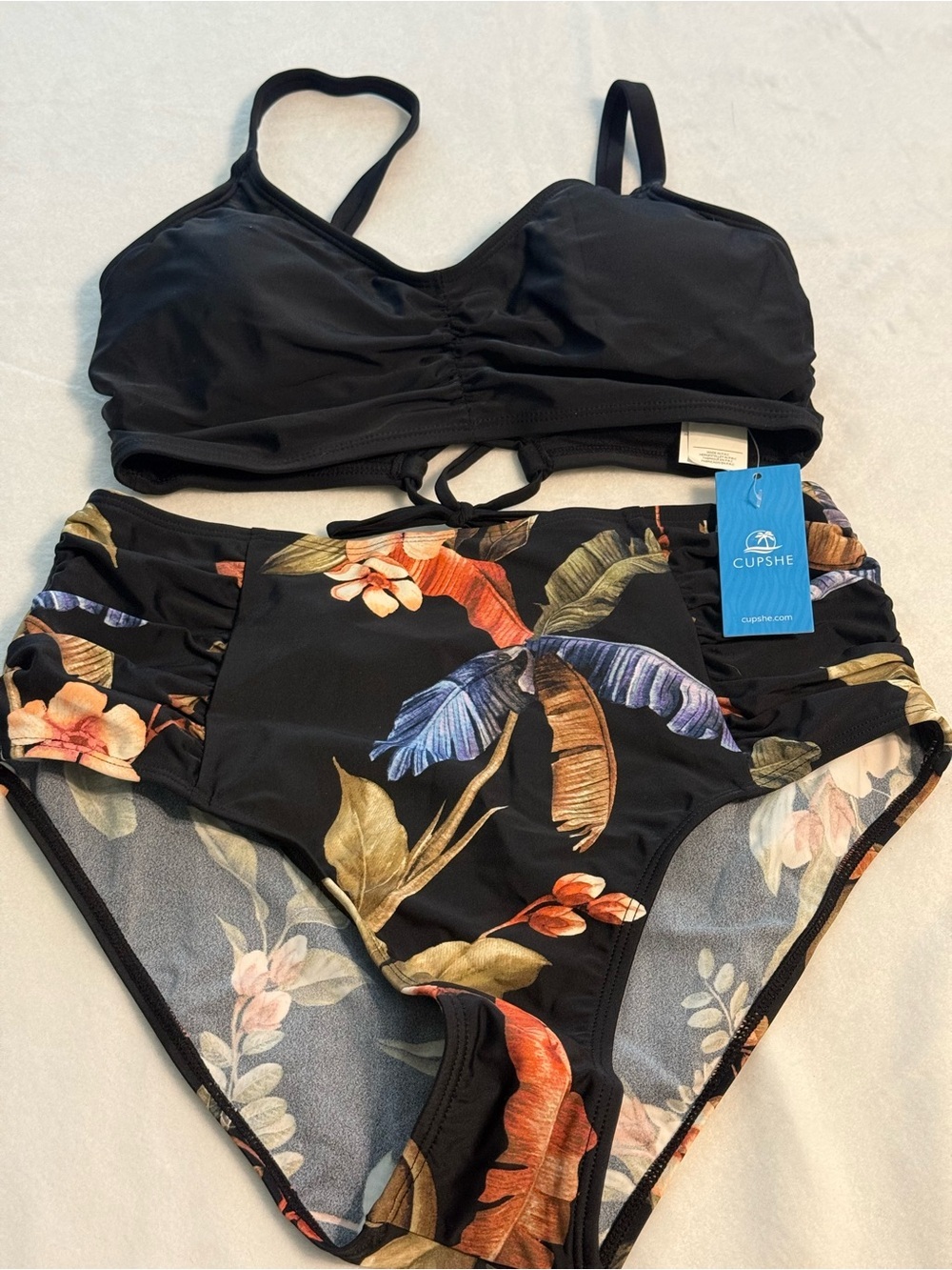 New CupShe Highwaisted Bikini. Size Medium